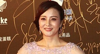 陶红蕾丝长裙红毯秀 酥胸微露频与粉丝握手显亲和