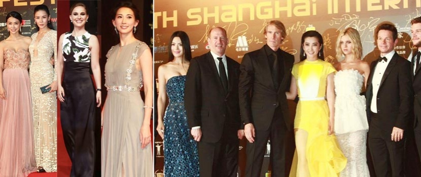 《变4》剧组惊艳现身上影节红毯 众女星拼性感