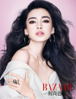 Angelababy封面大片曝光 魅惑電眼女人味兒十足