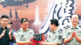 《鹰舞剑锋》广东开机 岳红、冯恩鹤甘当大绿叶