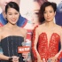 《临时同居》红毯:郑秀文深V镂空 胡杏儿秀香肩