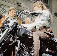 摩托車上的女郎