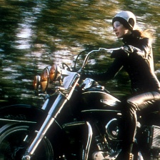 摩托車上的女郎