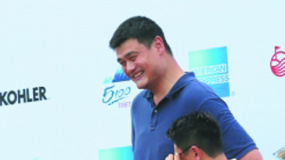 姚明“复出”五投仅一中 自曝女儿很有运动天赋