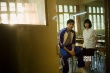《匆匆那年》曝剧照 倪妮制服亮相彭于晏偷看