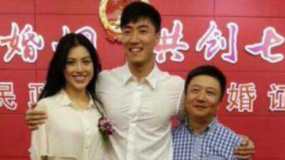 网曝刘翔登记结婚现场照 葛天被赞“干净的女孩”