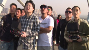 片场探班之《青春·献礼》 航拍大场面遗憾失败