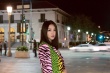 何洁洛杉矶拍摄时尚写真 街头魅力尽显辣妈风范