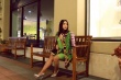 何洁洛杉矶拍摄时尚写真 街头魅力尽显辣妈风范