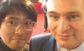 韩寒与诺兰合影 网友调侃：外企民工偶遇老板