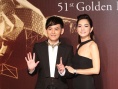 Ella著黑色開叉長裙大秀美腿 與楊千霈紅毯斗艷