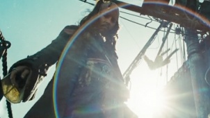 《加勒比海盗2》精彩片段 杰克一枪崩毁巨型章鱼