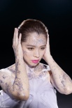 39歲徐若瑄圣誕寫真清新似少女 自創(chuàng)藍(lán)色冰雪妝