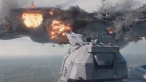 《美国队长2》视效解析特辑 CG绿幕制造终极决战