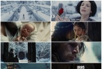 這兩部都是關(guān)于白雪公主的電影，都有唇紅如玫瑰，發(fā)黑如烏木，肌膚白嫩如雪的設(shè)定，但是開篇卻幾乎直接了當(dāng)劃開彼此界限。《魔鏡魔鏡》以朱麗葉·羅伯茨的毒皇后口吻，用陶瓷動(dòng)畫演繹白雪從誕生到失去父母的過程，一副“小朋友們快來看”的親切面孔,《白雪公主與獵人》則全真人陣仗，估計(jì)是導(dǎo)演堅(jiān)信，小女孩和查理茲·塞隆的顏值已經(jīng)有足夠吸引力了，別的就不用說太多了。