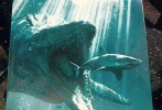 《侏罗纪世界》新海报曝光 巨兽沧龙吞噬大白鲨