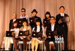 （后左起）執(zhí)行委員長大高宏夫、導演松尾、品川徹、導演山戶結希、制作人佐藤現(xiàn)