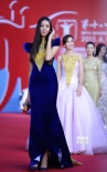 影節(jié)大使靳羽西攜環(huán)球小姐亮相 羅紫琳身材窈窕