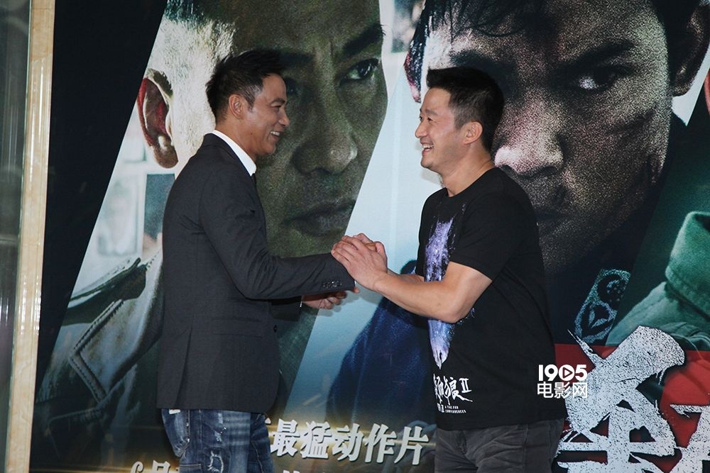 托尼·贾《杀破狼2》红毯秀功夫 吴奇隆叫板吴京