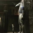 《X战警：天启》曝新片场照 巨大雕像靠墙而立