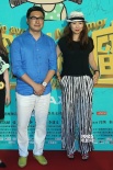 胡巴助阵《肿瘤君》首映 白百何小露香肩秀性感
