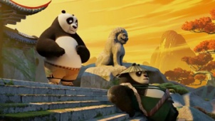 《功夫熊猫3》中文宣传片 熊猫老爹归来攀山认亲