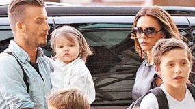 贝克汉姆全家出游破离婚传闻 “大事”实为做广告