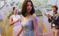 柳巖深V亮片長裙亮相秀乳溝 胸器逼人秒殺全場