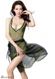 女神林志玲性感写真魅力无限 露长美腿皮肤白皙