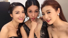 TVB群星紅毯爭(zhēng)艷斗麗 鐘嘉欣深V直開到肚臍