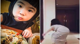曹格曝光女兒亂舞畫(huà)面 可愛(ài)扭屁股被網(wǎng)友贊變瘦