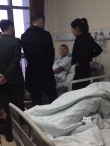 天津爆炸百日祭 黃曉明看望烈士家屬參加捐獻(xiàn)儀式