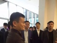 馬云參觀湖南衛(wèi)視 汪涵與電視臺高層親自接待
