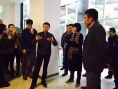 馬云參觀湖南衛(wèi)視 汪涵與電視臺高層親自接待