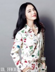 姚晨登时尚杂志封面 秀酥肩玉颈修长美腿抢镜