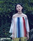 劉亦菲雜志封面大片曝光 眼神凌厲演繹白衣仙女