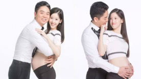 网曝奶茶妹挺孕肚拍写真 与刘强东相拥秀恩爱