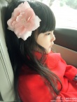 李湘带爱女王诗龄出海 Angela头戴花朵学钓鱼