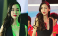 Angelababy婚后上围明显升级 低胸深V事业线抢眼