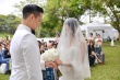 胡杏儿婚礼曝内场浪漫时刻 叶璇与男友恩爱出席