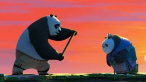 《功夫熊猫3》中文片段 熊猫奶奶学功夫不落人后