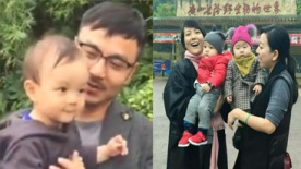 汪涵一家游玩照曝光 杨乐乐大笑小沐沐凝视远方
