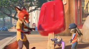 《疯狂动物城》中文版预告 狐狸骗取原料制造冰棍