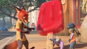 《疯狂动物城》中文版预告 狐狸骗取原料制造冰棍