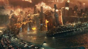 《独立日2》超级碗宣传片 外星战舰再来袭毁地球