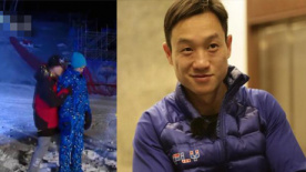 杨威遭滑雪教练推倒险骨折 罕见发怒欲罢录节目