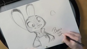 《疯狂动物城》病毒视频 导演拜恩教学画朱迪兔
