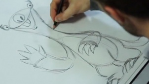 《冰川时代5》中文视频 动画师教学画树懒希德