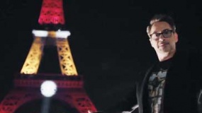 《美国队长3》宣传片 红黄色巴黎铁塔站钢铁阵营