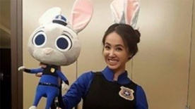 蔡依林扮朱迪警员 美腿萌样迷倒网友：快逮捕我